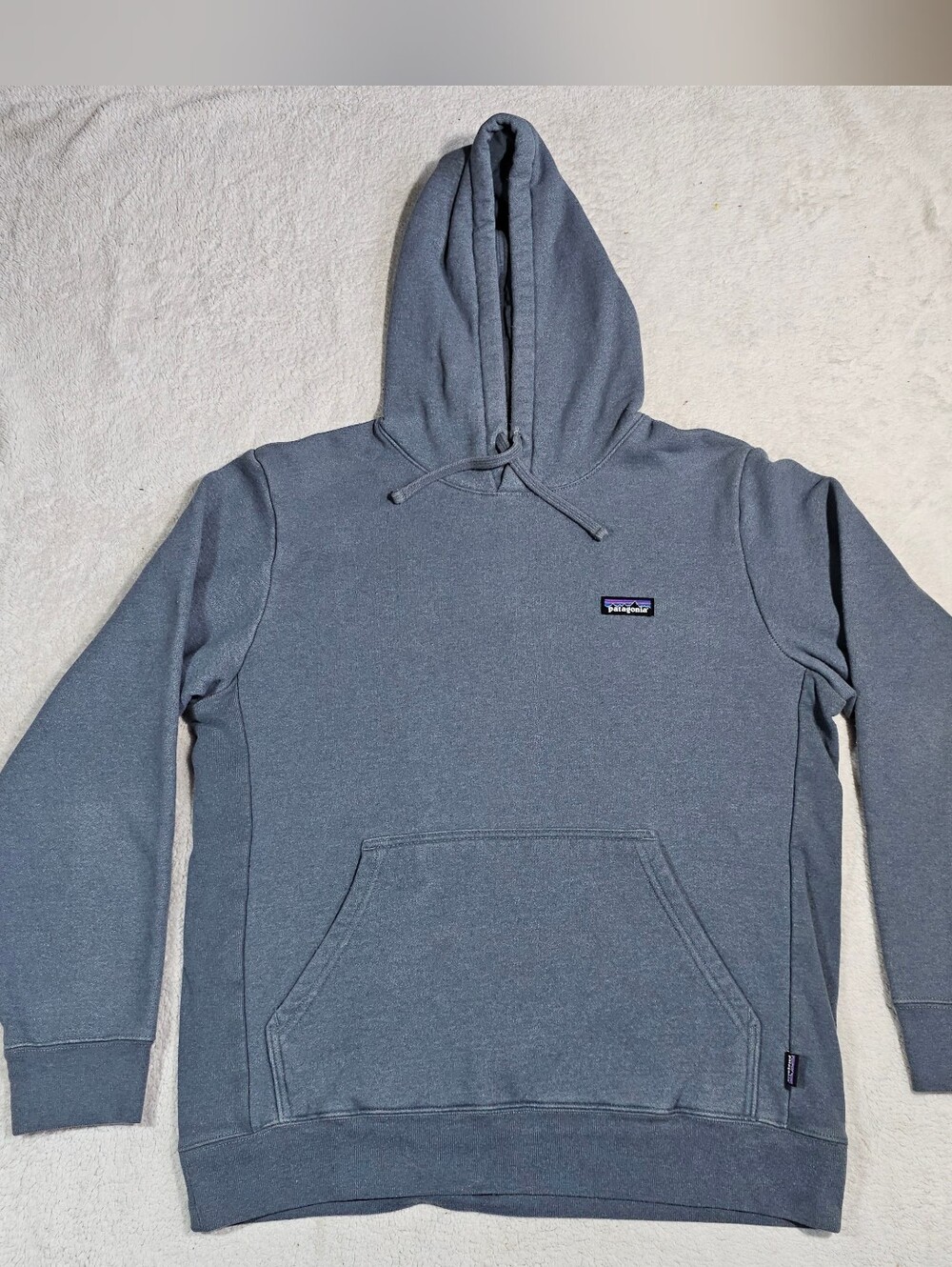 Patagonia Hoodie Sweatshirt Mens Medium Blue-Gray P-6 Label Uprisal Pullover